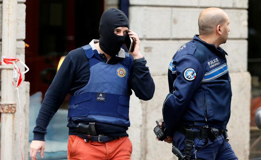 French police hunt suitcase bomber after blast in Lyon