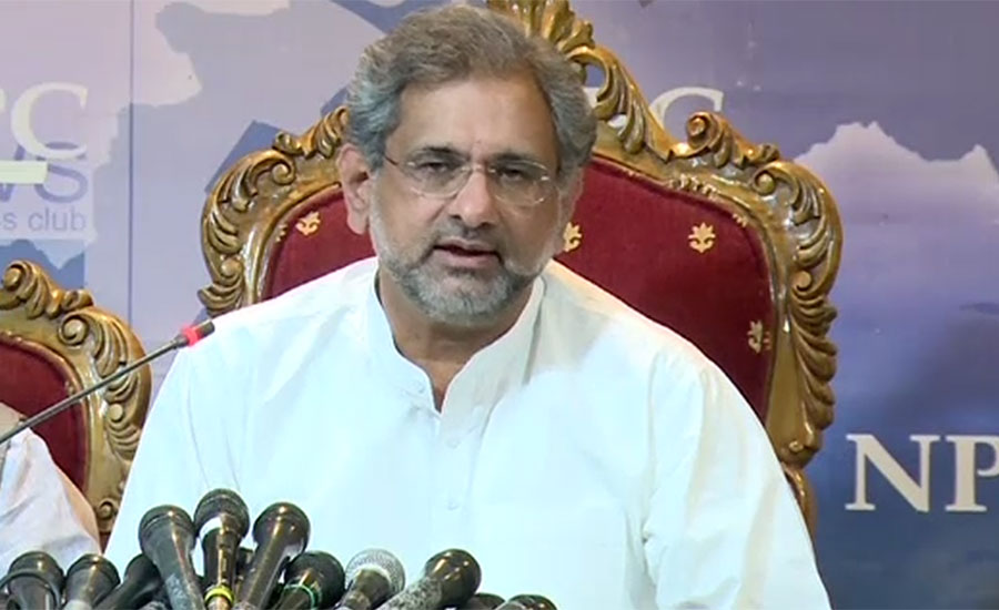 NAB's only objective is to defame politicians: Khaqan Abbasi