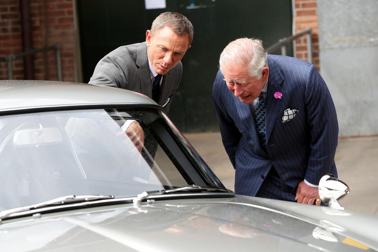 When 007 met the Prince: Bond film set gets royal visit