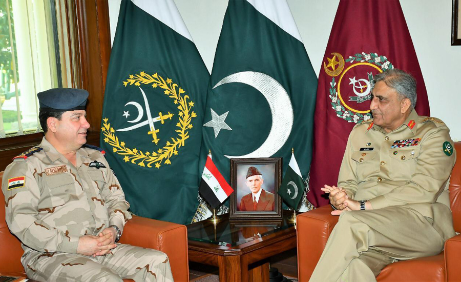 COAS Qamar Bajwa, Iraqi acting defence secretary discuss regional security