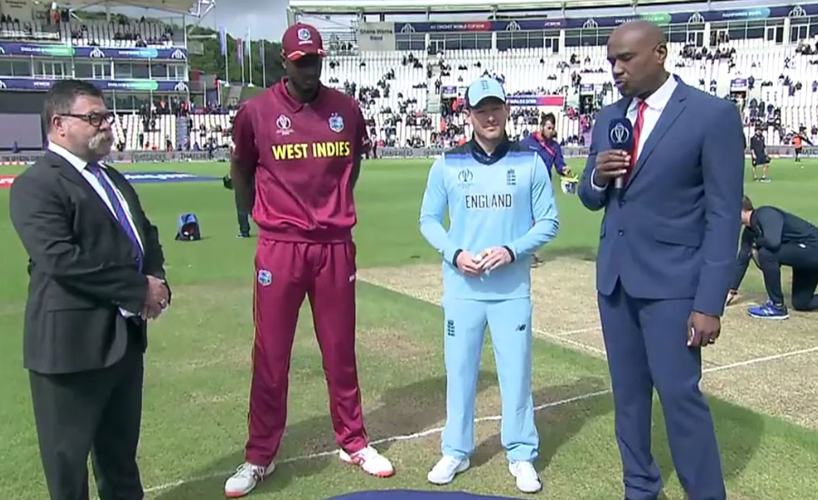 England win toss, elect to field against West Indies