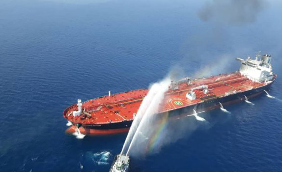 US blames Iran for tanker attacks in Gulf of Oman, Iran rejects assertion