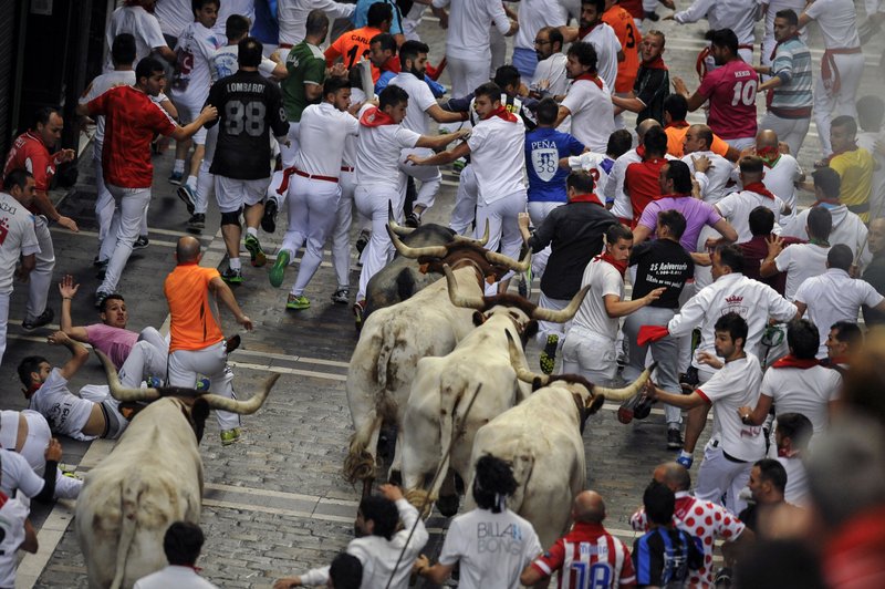 Three people gored on first day of Spanish bull-running festival