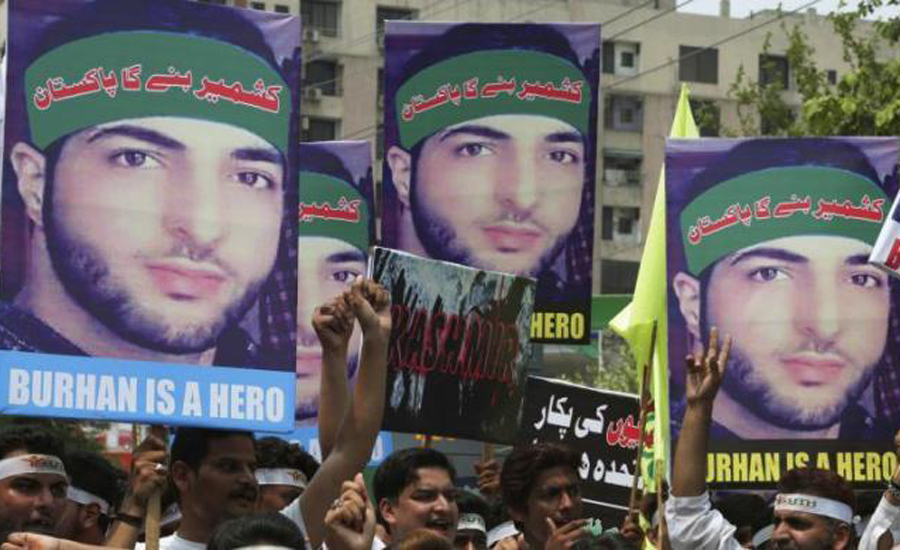 Burhan Wani’s 3rd martyrdom anniversary observed on both sides of LoC