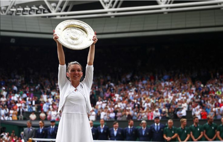 Halep stuns Williams to win Wimbledon title