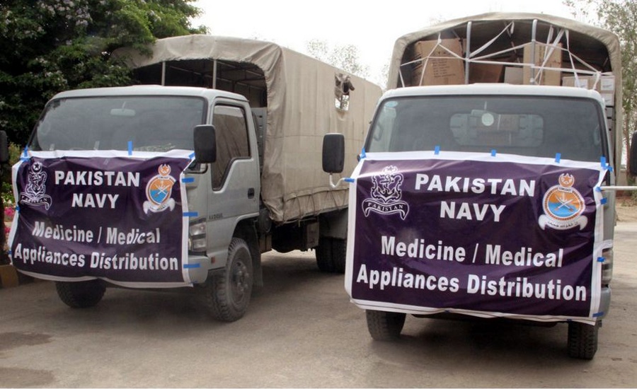 Pak Navy contributes medical supplies worth Rs3 million to Uthal DHQ Hospital