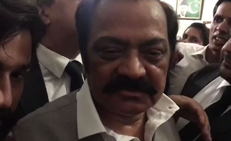 Rana Sanaullah declared guilty in drug smuggling case