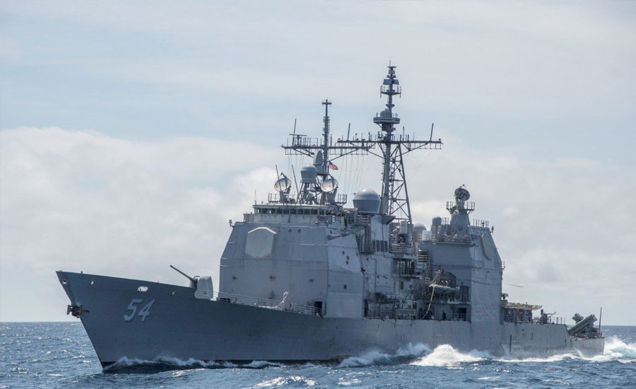 US warship sails through strategic Taiwan Strait amid China tension