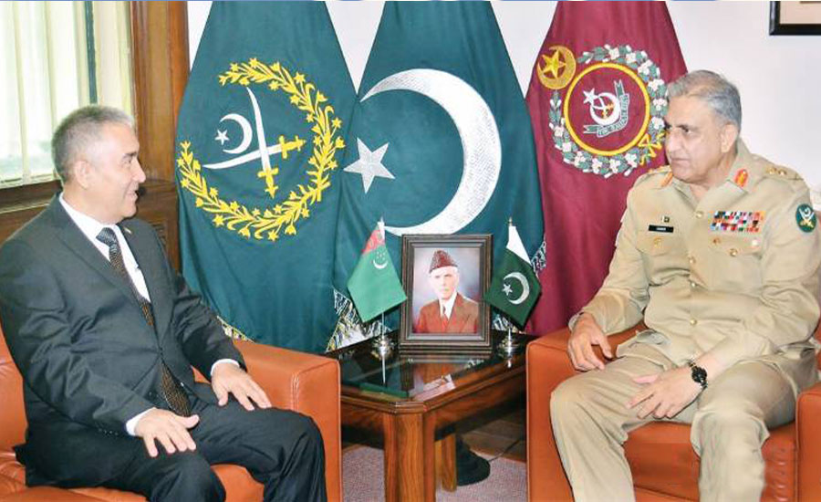 COAS, Turkmenistan envoy discuss TAPI pipeline project