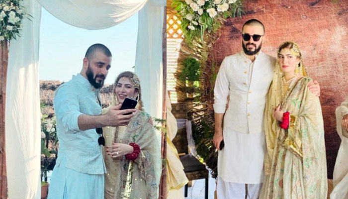 Hamza Abbasi weds with Naimal Khawar