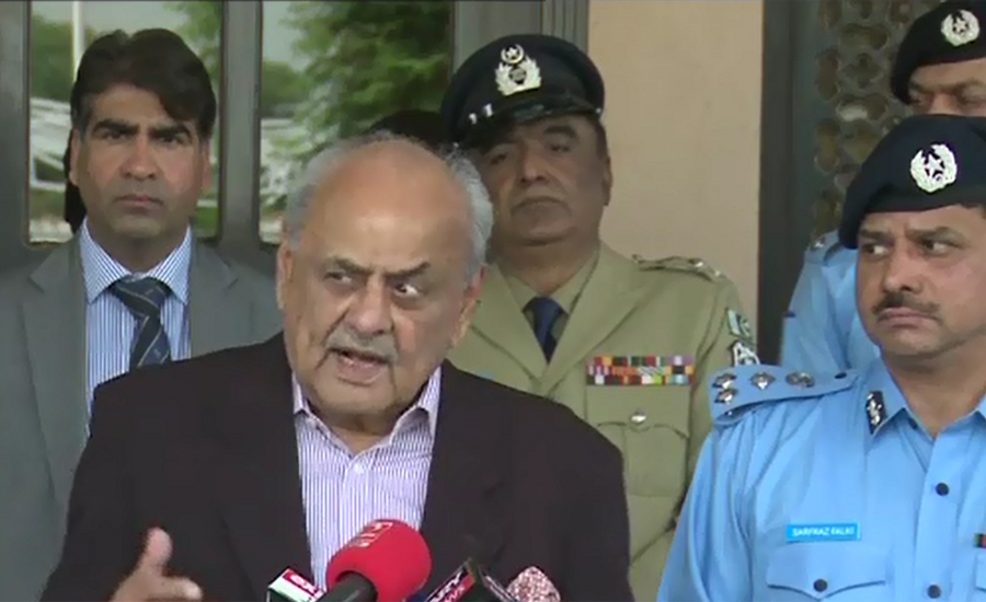 Interior Minister Brig (retd) Ijaz Shah hospitalized