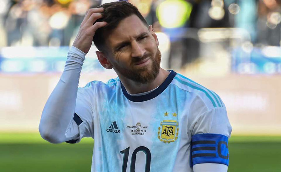 Argentina's Lionel Messi banned from int'l football for 3 months