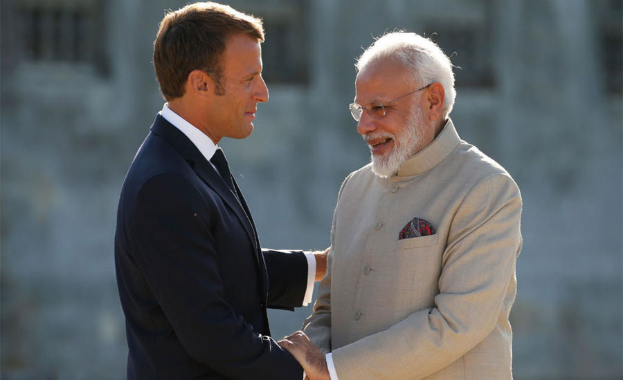 India and Pakistan hold dialogue to resolve Kashmir dispute: Macron