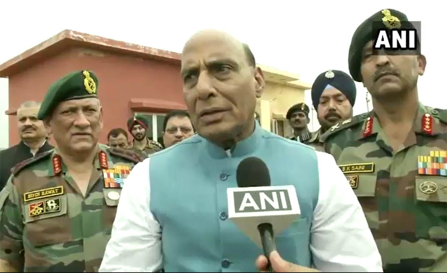 Indian Defence Minister Rajnath Singh hints at changing 'no first use nuclear policy'