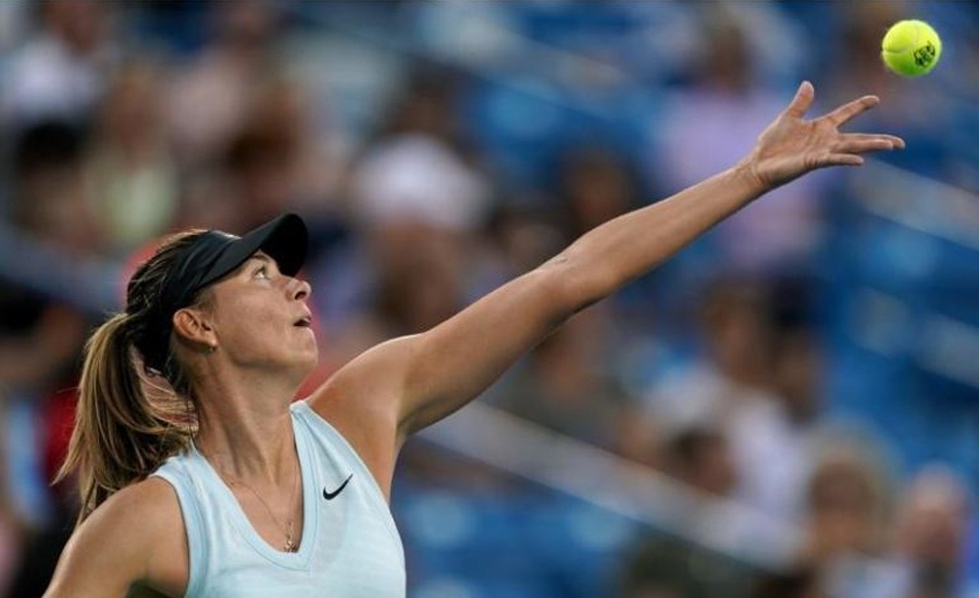 Tennis: Sharapova win sets up Barty battle in Cincinnati