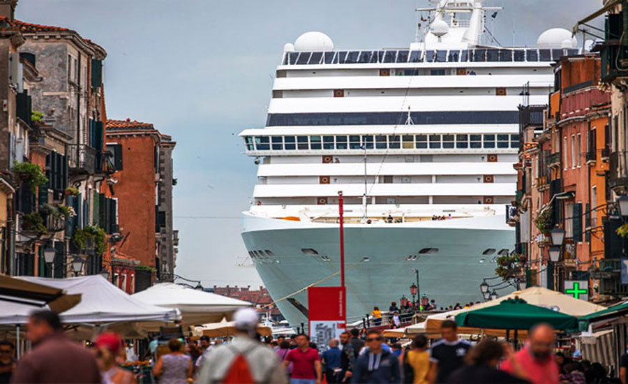 Venice bans large cruise ships from entering historic centre