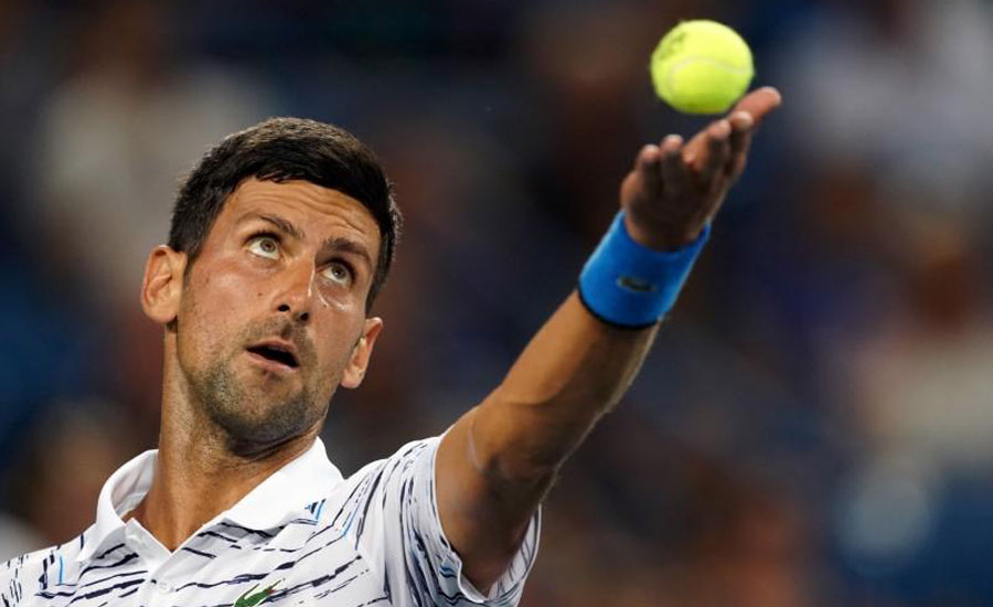 Relentless Djokovic beats Pouille to reach semi-finals