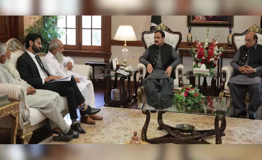 CM Buzdar meets Salahuddin's father, accepts re-postmortem demand