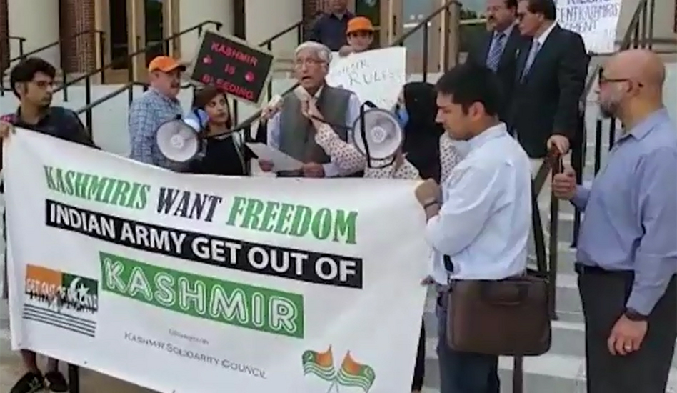 Mahatma Gandhi’s grandson says curfew in IOK violation of human rights