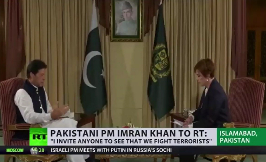 PM Imran Khan asks world powers to play role to resolve Kashmir issue