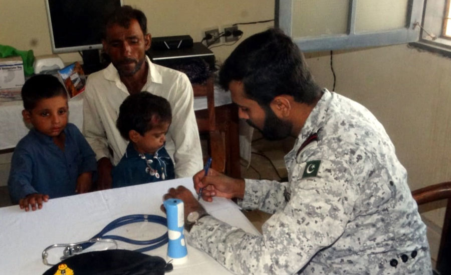 Pakistan Navy establishes free medical camp at Kalmat, Balochistan