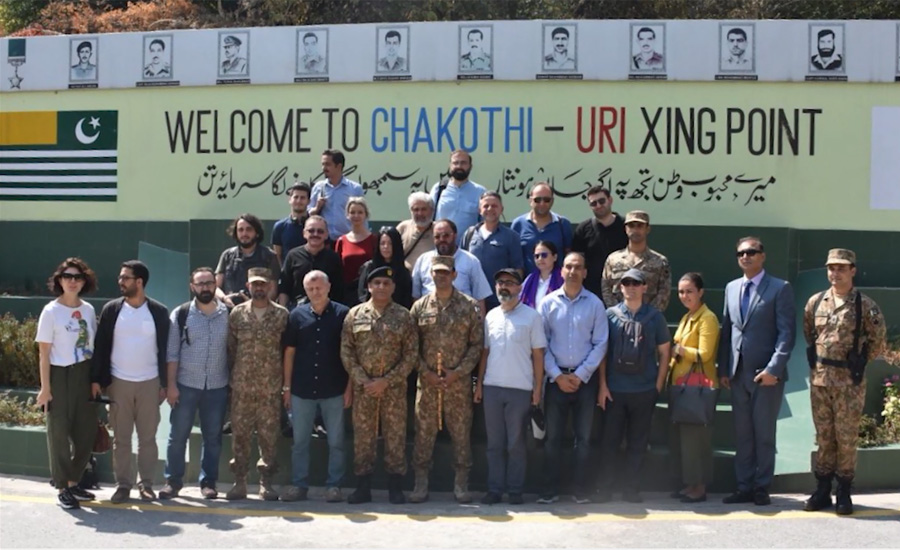 Turkish journalists visit Muzafarabbad & Chakhoti, briefed about Indian CFVs along LoC