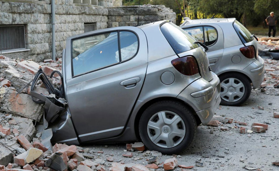 Magnitude 5.6 earthquake rocks buildings in Albania