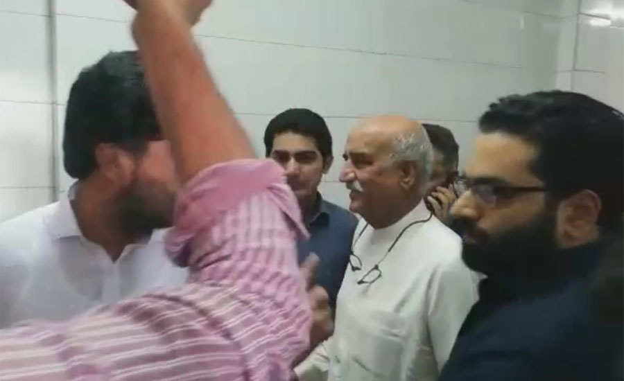 Detained Khursheed Shah discharged from Polyclinic hospital