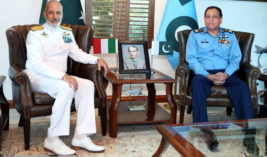 Air Chief Marshal Zaheer Sidhu, Italian defence chief discuss security collaboration