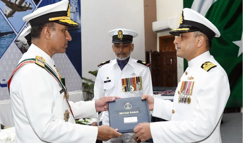 Pakistan Navy personnel conferred military awards