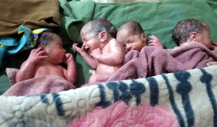 Woman gives birth to quadruplets in Bannu