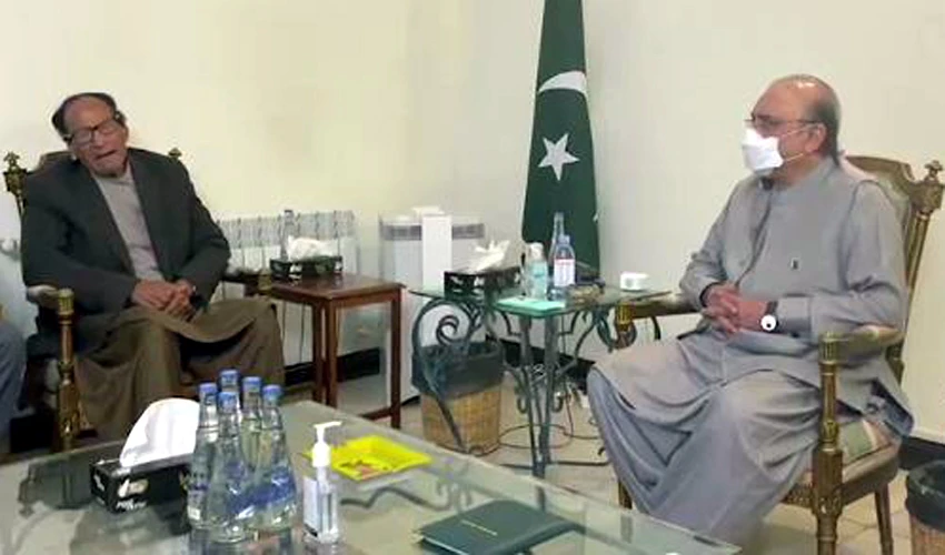 Asif Zardari, Ch Shujaat discuss political situation