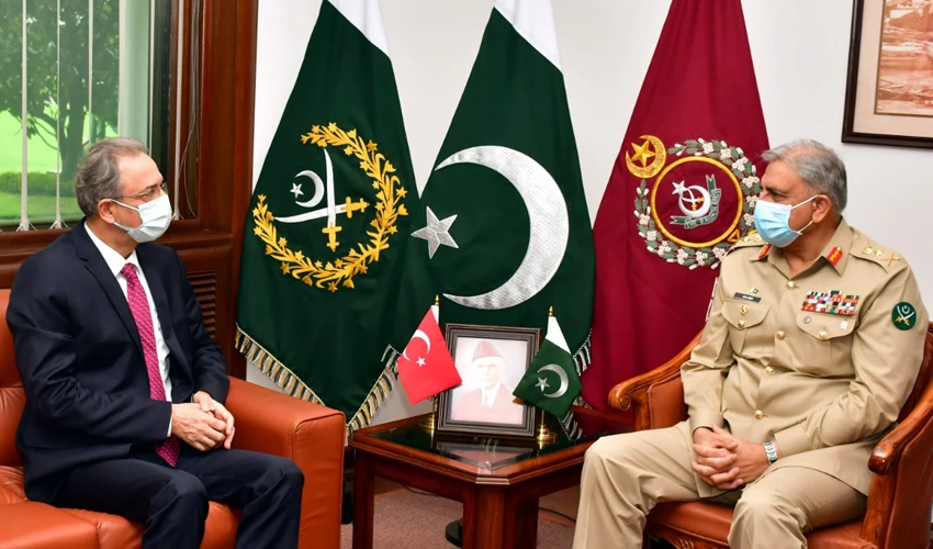 COAS Qamar Bajwa, Turkish envoy discuss defence and security collaboration