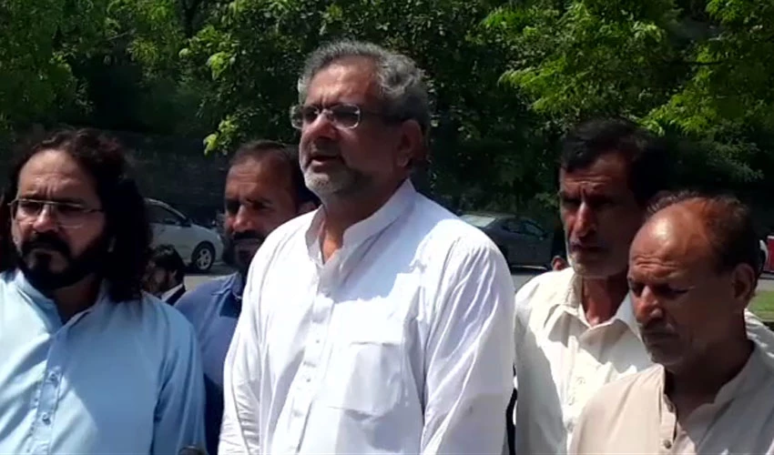 Won't run away like Imran Khan from Punjab Assembly if lost election: Shahid Khaqan Abbasi