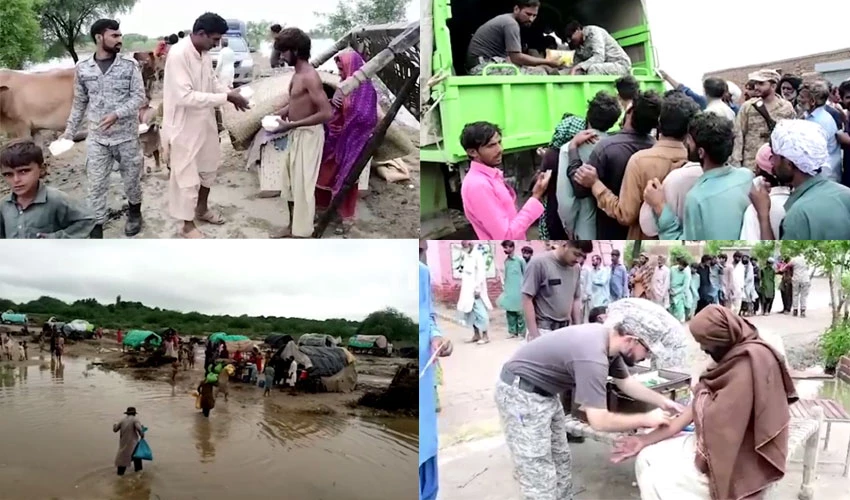 Pakistan Air Force ramps up relief efforts in flood affected areas