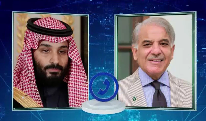 PM Shehbaz Sharif and Saudi crown prince discuss Pak-Saudi fraternal relations