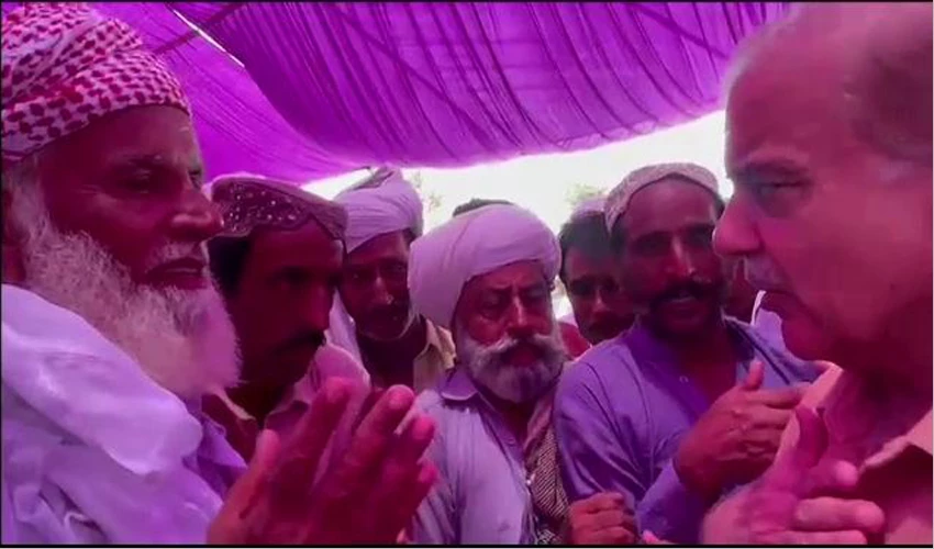 PM Shehbaz Sharif visits flood-affected areas of Rojhan, Lasbella & DG Khan