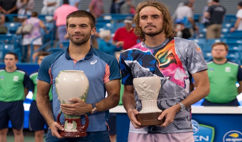 Tennis: Coric beats Tsitsipas to win Cincinnati and signal return to fitness