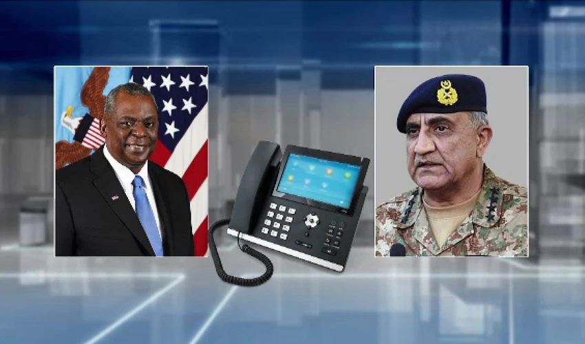 COAS Qamar Bajwa, US defence minister discuss security cooperation