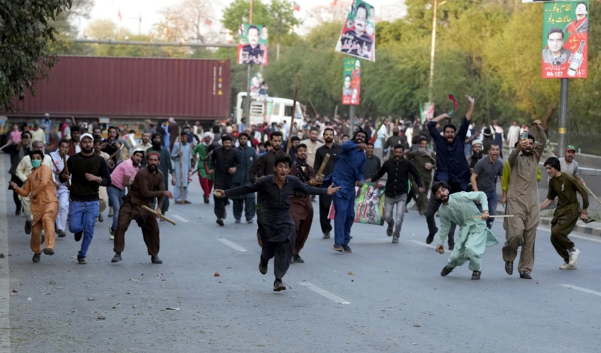 Imran Khan and leaders among 400 booked for violence during PTI rally in Lahore