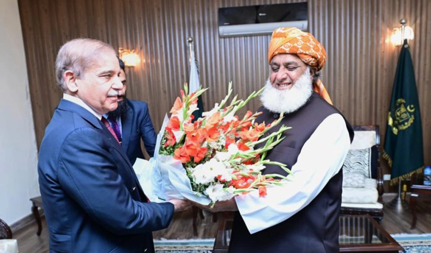 PM Shehbaz Sharif inquires after health of PDM chief Maulana Fazlur Rehman