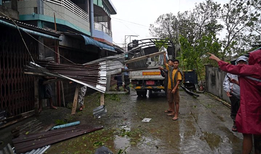 Myanmar port city cut off in Cyclone Mocha aftermath