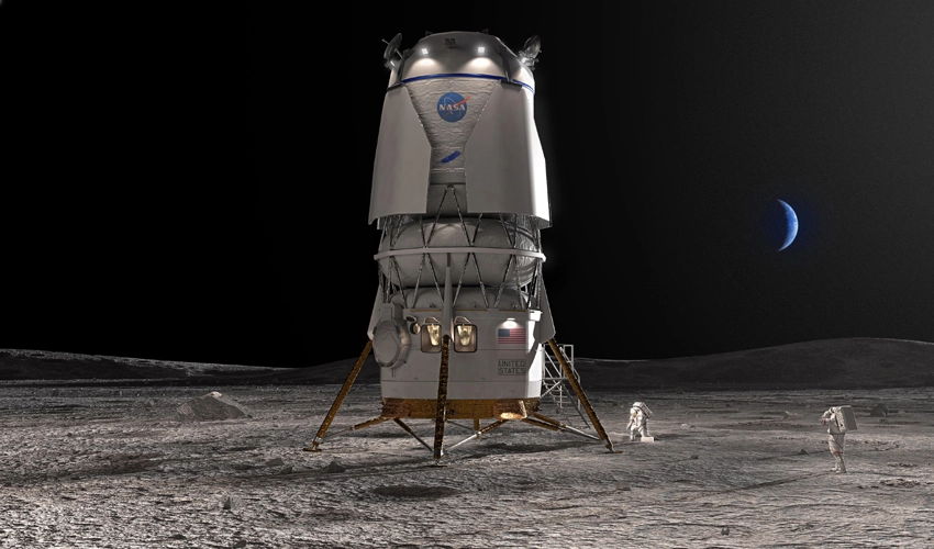 After SpaceX, NASA taps Bezos's Blue Origin to build Moon lander