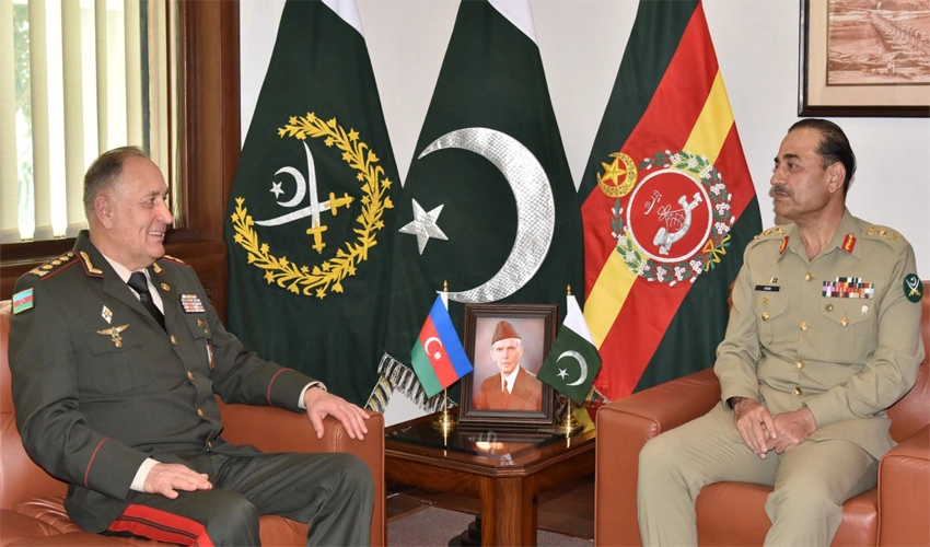 COAS Asim Munir, Azerbaijan Chief of General Staff discuss defence cooperation