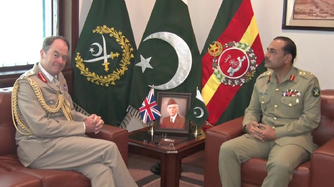 COAS Asim Munir, UK Army CGS Sir Patrick Sanders discuss regional security issues