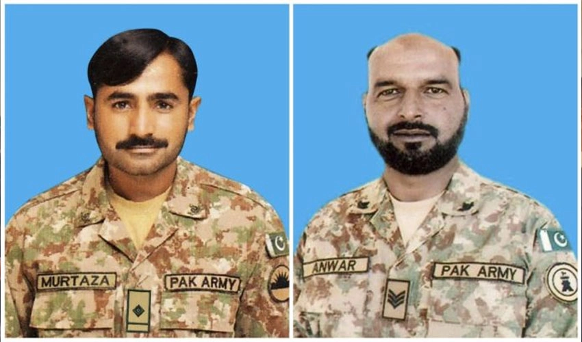 Two soldiers embrace martyrdom, two terrorists killed in Bannu fire exchange