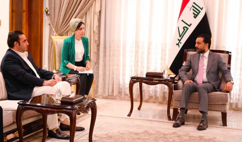 FM Bilawal Bhutto, Iraqi Parliament speaker discuss bilateral ties