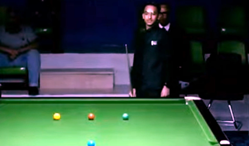 Pakistan's snooker prodigy Ahsan Ramazan upsets Indian Shanm Alwin 3-0