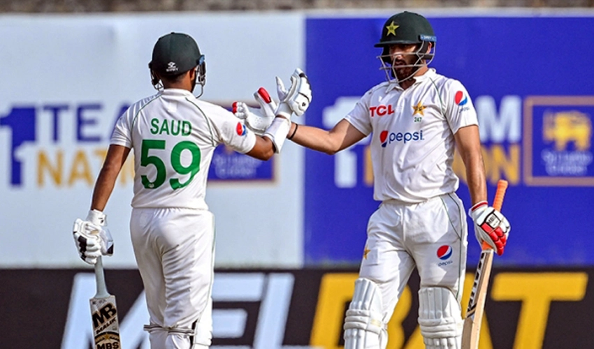 Saud, Salman help Pakistan counter Sri Lanka's spin in first Test