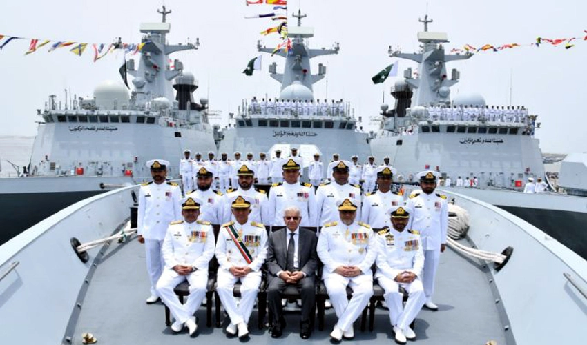 Two modern frigates inducted in Pakistan Navy Fleet